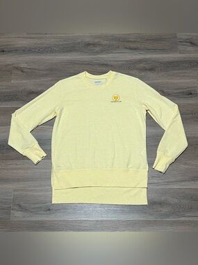 PGA Tour Presidents Cup Small Crewneck Sweatshirt Yellow Golf Ahead Quail Hollow
